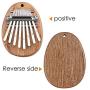 Mr.Power 8 Key Mini Kalimba African Finger Thumb Piano Pendant Marimba Gift for Beginners
