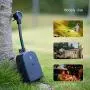 Outdoor Smart Plug, TECKIN Outdoor Wi-Fi Outlet with 2 Sockets, Compatible with Alexa, Google Home, Wireless Remote Control/Timer by Smartphone, IP44 Waterproof, FCC/RoHS certified