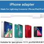 [Apple MFi Certified] iPhone 3.5 mm Headphone Jack Adapter, Lightning to 3.5mm Headphone Aux Audio Dongle Splitter Jack Adaptor Compatible for iPhone 11/11 Pro/XR/XS Max/X/8/7 Support All iOS System