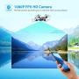 Powerextra Foldable WiFi FPV Drone with 1080P HD Camera, Quadcopter with Camera for Kids, Trajectory Flight/Gesture Control/Altitude Hold/G-Sensor/3D Flips/Headless Mode/One Key Return App Control