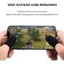 Newseego Mobile Game Controller Finger Sleeve Sets [6 Pack], Anti-Sweat Breathable Full Touch Screen Sensitive Shoot Aim Joysticks Finger Set for PUBG/Knives Out/Rules of Survival-Black