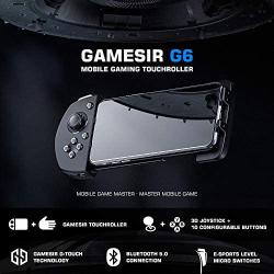 Mobile Game Controller GameSir G6, Android Wireless Bluetooth Gaming Controller, One-Handed Gamepad with Joystick for CODM/PUBG/ROS