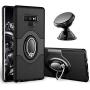 Samsung Galaxy Note 9 Case - eSamcore Ring Holder Kickstand Cases + Dashboard Magnetic Phone Car Mount [Black]