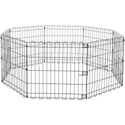 AmazonBasics Foldable Metal Pet Exercise and Playpen