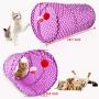 MIBOTE 28 Pcs Cat Toys Kitten Toys Assorted, Cat Tunnel Catnip Fish Feather Teaser Wand Fish Fluffy Mouse Mice Balls and Bells Toys for Cat Puppy Kitty with Storage Bag