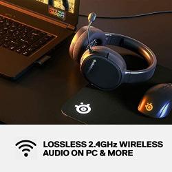 SteelSeries Arctis 1 Wireless Gaming Headset – USB-C – Detachable Clearcast Microphone – for PC, PS4, Nintendo Switch and Lite, Android – Black (Renewed)