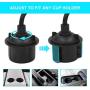 Car Cup Holder Phone Mount Portable Adjustable Gooseneck Phone Holder for Car Compatible with iPhone11/Pro/Xs/Max/X/XR/8/8 Plus,Samsung Note10/S10/S9/S8 by TDTOK