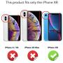 NALIA Glitter Case Compatible with iPhone XR, Ultra-Thin Shiny Protective Silicone Back-Cover Rubber Skin, Sparkle Shock-Proof Soft Slim Smart-Phone Bumper, Rugged Protector Etui, Color:Transparent