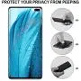[2 Pack] Galaxy S10 Plus Privacy/HD Screen Protector, Anti-Spy Flexibel Film TPU Screen Protector for Galaxy S10 Plus 6.4 Inch 2020 [Support Fingerprint ID] [Case Friendly] [Full Coverage] - Black
