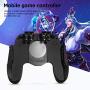 Haoyushangmao H9 Game Controller with Fan Six Finger Joystick Gamepad with Cooler Fire Button Mobile Phone Game HandleTrigger for PUBG (Color : AK66)