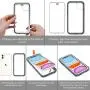 OTBBA iPhone 11 Case, Full-Body with Built-in Screen Protector Heavy Drop Protection Shock Absorption Cover Case Designed for iPhone 11-6.1 inch (White-Clear)
