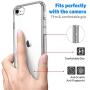Mkeke Compatible with iPhone SE 2020 Case, iPhone 8 Case, iPhone 7 Case Clear Cases for iPhone SE 2nd Generation, iPhone 8 and iPhone 7