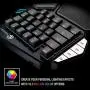 GameSir Mechanical Gaming Keyboard Z1 for PC/Mobile Phone, One-Handed Gaming Keypad with Macro Keys for FPS Game, RGB Backlighting, Anti-ghosting, Blue Key Switches, Built-in Battery (Blue Switch)