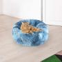 NOYAL Donut Dog Cat Bed, Soft Plush Pet Cushion, Anti-Slip Machine Washable Self-Warming Pet Bed - Improved Sleep for Cats Small Medium Dogs (Multiple Sizes)