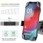 Zeadio Bike Phone Mount Holder, Universal Bicycle Motorcycle Cell Phone Handlebar Mount Holder for iPhone 11 Pro XR X XS 8 7 6 Plus, Huawei, Samsung S5 S6 S7 S8 S9 S10 and More