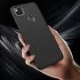 Thinkart Google Pixel 4a Case,Pixel 4A Case with Tempered Glass Screen Protector [ Two Packs ] Resistant Anti Slip Grippy Soft TPU Case for Google Pixel 4A Phone (Black)