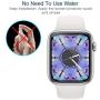 LK [6 Pack] Screen Protector for Apple Watch 42mm Series 3 2 1 and 44mm Series 4 5 - Max Coverage Bubble-Free Scratch-resistant iWatch 42mm / 44mm Flexible TPU Clear Film