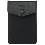 FRIFUN Cell Phone Wallet Ultra-Slim Self Adhesive Credit Card Holder Stick on Wallet Cell Phone Leather Wallet for Smartphones RFID Blocking Sleeve Covers Credit Cards and Cash (Black) …