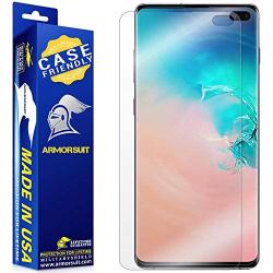 ArmorSuit MilitaryShield Screen Protector Compatible with Samsung Galaxy S10+ Plus (Case Friendly) Anti-Bubble HD Clear Film