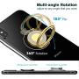 Cell Phone Ring Holder Stand, Allengel 360 Rotation Bling Metal Finger Phone Ring Grip Kickstand for Strongly Magnetic Car Mount Compatible with iPhone/Samsung/LG/Sony/HTC, Gold
