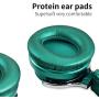 COWIN E7 Active Noise Cancelling Headphones Bluetooth Headphones with Mic Deep Bass Wireless Headphones Over Ear, Comfortable Protein Earpads, 30H Playtime for Travel Work TV PC Cellphone - Dark Green