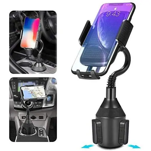 Car Cup Holder Phone Mount Universal Adjustable Gooseneck Cell Phone Cup Holder for car Cell Phone Cradle with 360° Rotatable Cup Phone Holder for car iPhone 11 PRO MAX XS/X/8/7 Plus/Samsung Galaxy Car Cup Holder Phone Mount Universal Adjustable Gooseneck Cell Phone Cup Holder for car Cell Phone Cradle with 360° Rotatable Cup Phone Holder for car iPhone 11 PRO MAX XS/X/8/7 Plus/Samsung Galaxy