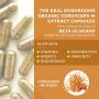 Cordyceps-M Peak Performance Supplement for Energy, Stamina & Endurance, 120 Caps Vegan Cordyceps-M Supplement for Immune Support, Non-GMO & Vegan, Verified Levels of Beta-Glucans, 60Day Supply