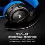 Corsair HS35 - Stereo Gaming Headset - Memory Foam Earcups - Headphones Designed for Playstation 4 (PS4) and Mobile – Blue Corsair HS35 - Stereo Gaming Headset - Memory Foam Earcups - Headphones Designed for Playstation 4 (PS4) and Mobile – Blue
