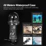 WSpring Waterproof Housing Case for DJI Osmo Pocket Accessories, 60M Underwater Diving Protective Housing Shell Accessories Kit