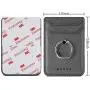 Phone Card Holder with Ring Grip for Back of Phone,Adhesive Stick-on Credit Card Wallet Pocket for iPhone,Android and Smartphones (Metal) Phone Card Holder with Ring Grip for Back of Phone,Adhesive Stick-on Credit Card Wallet Pocket for iPhone,Android and Smartphones (Metal)