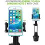 Cellet Universal Car Cup Holder Mount for Apple iPhone 11 Pro Max Xr Xs Max X 8 8 Plus 7 7+, Samsung Note 10+ 9 8 Galaxy S10 S10+ S9 PLUS S8, LG G7/G6/V30/Q7+/Stylo 4/V35, Moto G6/X4 Extra Long Neck