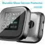 OYODSS Hard Case Compatible with Fitbit Versa 2 with Screen Protector, Hard PC Case Slim Tempered Glass Screen Protector Overall Protective Cover for Fitbit Versa 2 Smartwatch OYODSS Hard Case Compatible with Fitbit Versa 2 with Screen Protector, Hard PC Case Slim Tempered Glass Screen Protector Overall Protective Cover for Fitbit Versa 2 Smartwatch