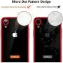 TORRAS Crystal Clear iPhone XR Cases, [10X Anti-Yellowing] [Ultra Thin Slim Fit] Soft Silicone TPU Protective Cover Case for iPhone XR, Red