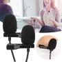 Mini Dual Microphone for Phone, Phone Mini Recording Karaoke Mobile Phone Small Microphone Tie-Clip Pocket Dual Miacrophone