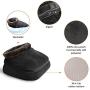 Snailax 2-in-1 Shiatsu Foot and Back Massager with Heat - Kneading Feet Massager Machine with Heating Pad, Back Massage Cushion or Foot Warmer,Massagers for Back,Leg,Foot Pain Relief