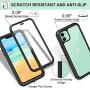 OTBBA iPhone 11 Case, Full-Body with Built-in Screen Protector Heavy Drop Protection Shock Absorption Cover Case Designed for iPhone 11 - 6.1 inch