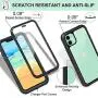 OTBBA iPhone 11 Case, Full-Body with Built-in Screen Protector Heavy Drop Protection Shock Absorption Cover Case Designed for iPhone 11 - 6.1 inch OTBBA iPhone 11 Case, Full-Body with Built-in Screen Protector Heavy Drop Protection Shock Absorption Cover Case Designed for iPhone 11 - 6.1 inch