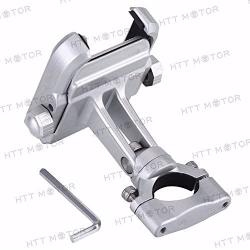 HTTMT ET-PH001- Adjustable Motorcycle Bike Handlebar Mounting Phone Holder Bracket 4-6" Mobile