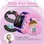 themoemoe Kids Smartwatch, Kids GPS Tracker Watch Kids Waterproof Smart Watch Phone GPS Tracker with SOS Two Way Call (Pink) themoemoe Kids Smartwatch, Kids GPS Tracker Watch Kids Waterproof Smart Watch Phone GPS Tracker with SOS Two Way Call (Pink)