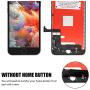 Compatible with iPhone 8 Plus Screen Replacement Black, FFtopu LCD Display & Touch Screen Digitizer Frame Assembly Set with 3D Touch Free Repair Tool（5.5