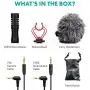 Movo VXR10 Universal Video Microphone with Shock Mount, Deadcat Windscreen, Case for iPhone, Android Smartphones, Canon EOS, Nikon DSLR Cameras and Camcorders - Perfect Camera Microphone, Shotgun Mic