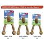 Pet Qwerks Wish BarkBone - For Aggressive Chewers| Made in USA
