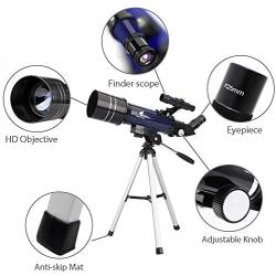 GEERTOP Telescope for Beginners 70mm Astronomy Refractor Travel Tabletop Scope with Adjustable Tripod, Christmas Birthday Gift for Kids Children