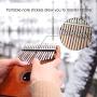 GECKO Kalimba 17 Keys Thumb Piano Builts-in EVA High-Performance Protective Box, Tuning Hammer and Study Instruction.