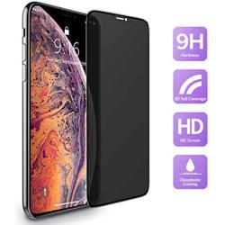 iPhone XS X 10 Privacy Screen Protector Tempered Glass, Benks Anti-Spy 0.3mm 3D Curve Edge Full Coverage Frame Shatterproof Tempered Glass Film (Black for Apple iPhone XS X 11 pro, 5.8 inch)