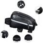 Rhinowalk Bike Bag Bike Top Tube Bag Bike Frame Bag Waterproof and Stable Bicycle Frame Bag Bicycle Bag Professional Cycling Accessories