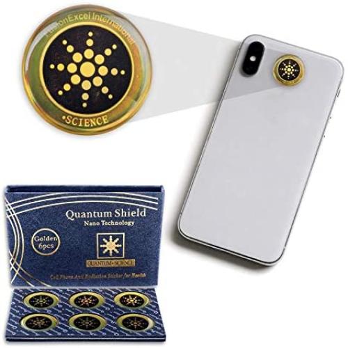 My-JAXO Premium Family 6 Pack EMF Radiation Stickers for Phone - Emf Protection Cell Phone - Radiation Protection for Cell Phone - Emf Blocker - Absorbs EMF Radiation - Remove EMF Waves - EMF Shield