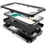 MXX iPhone 8 Plus Heavy Duty Protective Case with Screen Protector [3 Layers] Rugged Rubber Shockproof Protection Cover for Apple iPhone 7 Plus - iPhone 8 Plus/Apple Phone 8+ (Black)