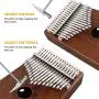 Kalimba 17 Key Thumb Piano, Mbira Mahogany and Ore Metal Tines Finger Piano, Portable Musical Instrument Gifts for Kids and Adults Beginners by FINETHER Kalimba 17 Key Thumb Piano, Mbira Mahogany and Ore Metal Tines Finger Piano, Portable Musical Instrument Gifts for Kids and Adults Beginners by FINETHER