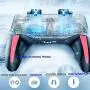 AZUOYI H10 Double Fan Cooling Mobile Gamepad, Rules of Survival Gaming Joysticks with Sensetive Shooting Feel, Compatible with 4.7-6.0 Inch iOS & Android Phone Accessories AZUOYI H10 Double Fan Cooling Mobile Gamepad, Rules of Survival Gaming Joysticks with Sensetive Shooting Feel, Compatible with 4.7-6.0 Inch iOS & Android Phone Accessories